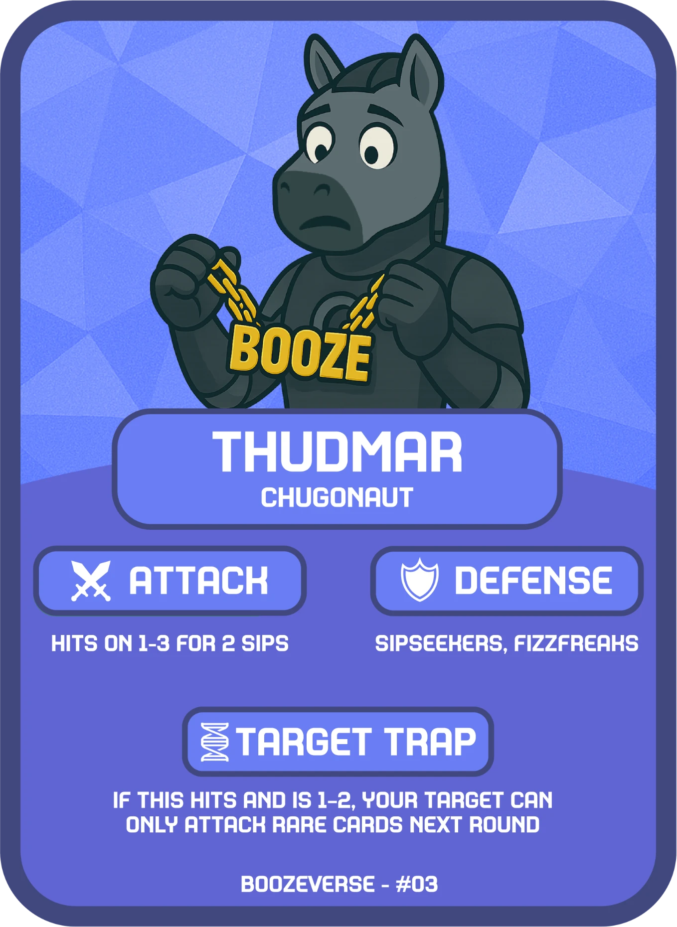 Thudmar Rare card art from Boozeverse