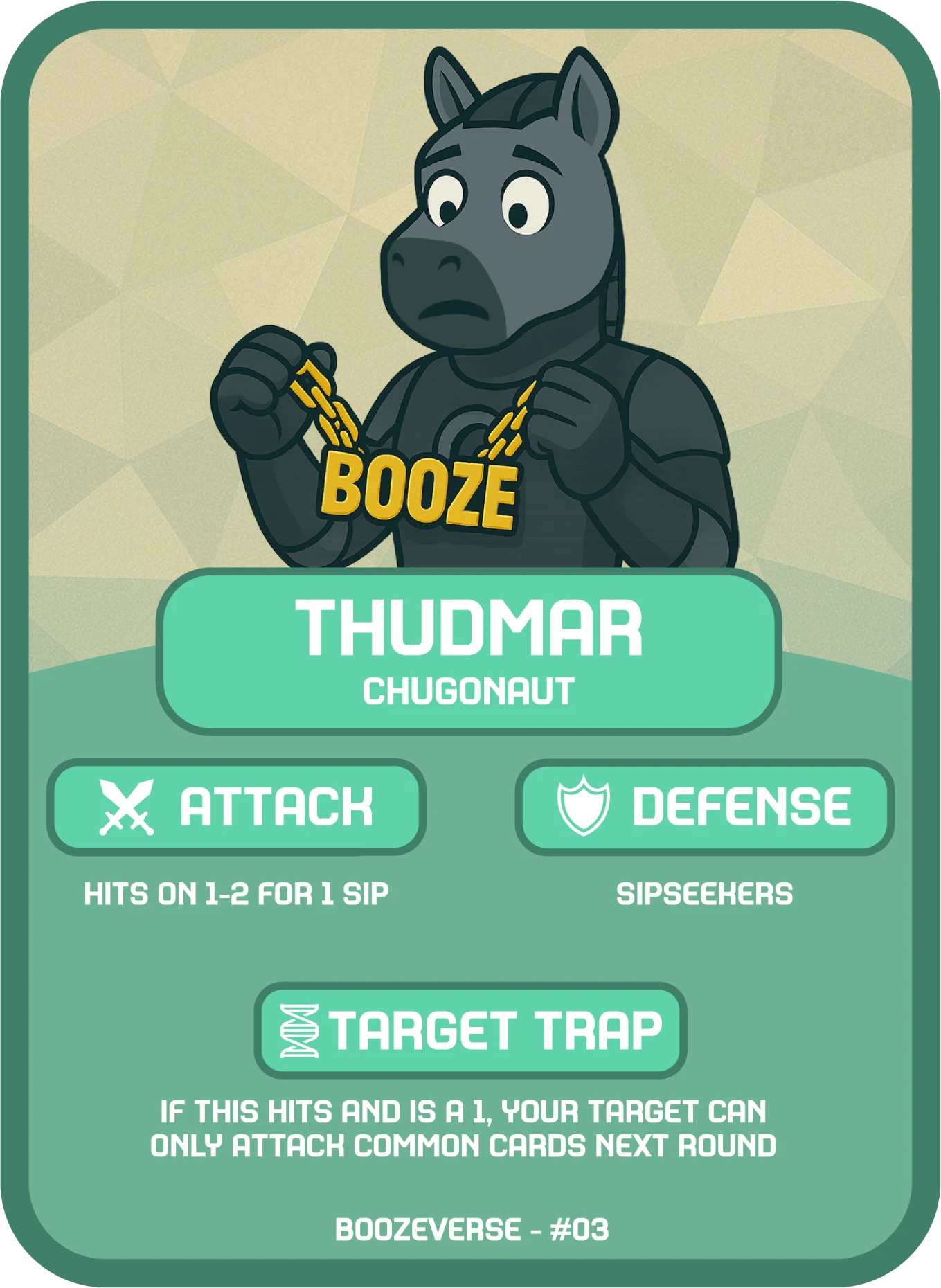 Thudmar Common card art from Boozeverse